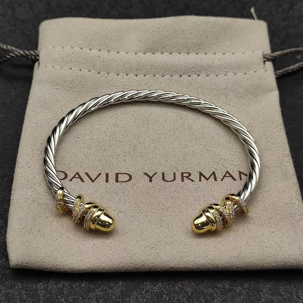 David Yurman 4mm round head wrap bracelet